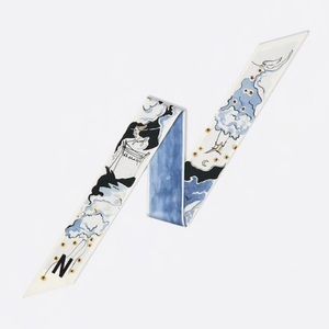 Dior Accessories - Dior Mitzah Blue Scarf "N" Dior Accessories - Dior Mitzah Blue Scarf "N"
